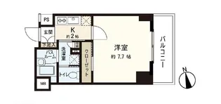 ラ・ルート大手町【7階】の間取り