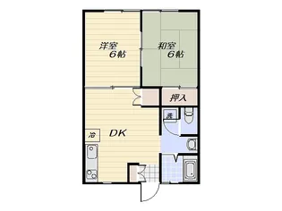 パールハイツ【2階】の間取り