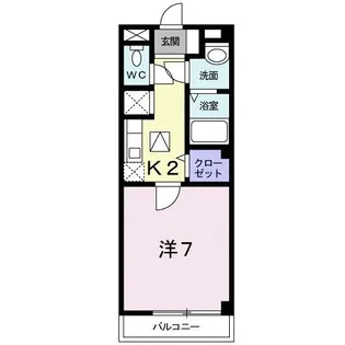 アベニール・S【1階】の間取り