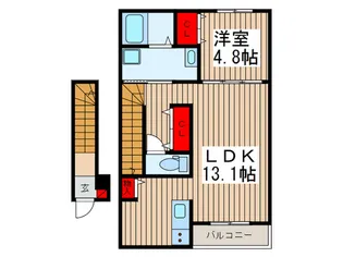 パルモア新白岡【2階】の間取り