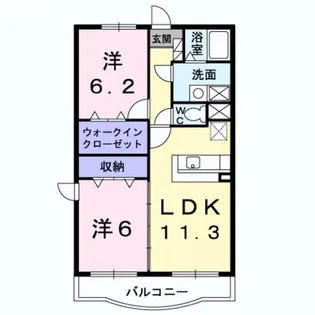 ダンケ【1階】の間取り