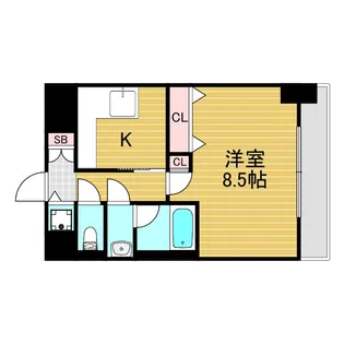 ノーム豊新【3階】の間取り