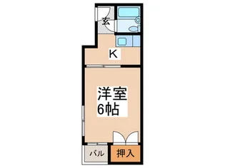 ジュネスシャトー1号館【3階】の間取り