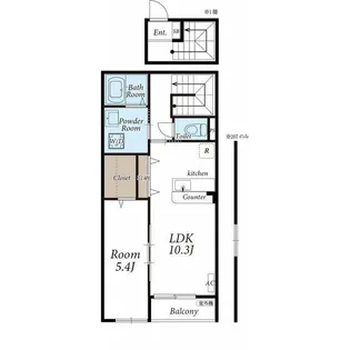 クレストI・II【2階】の間取り