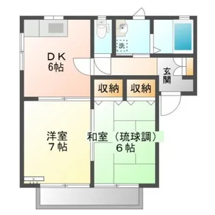 カリン東野【2階】の間取り