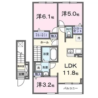 グランデ・ヴェリタ【2階】の間取り