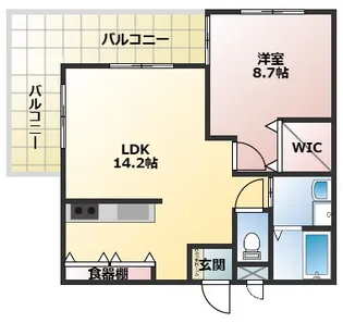 HQDM星光【3階】の間取り