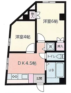 石橋ビル【5階】の間取り