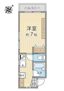 レ・プレリュード【2階】の間取り