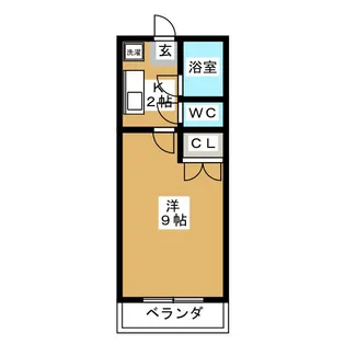 パレスアオイII【2階】の間取り