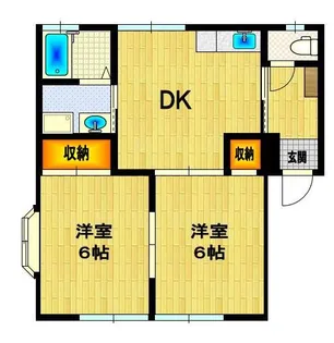 メゾン・ド・アイ【1階】の間取り