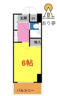 日神パレステージ横浜南【11階】の間取り