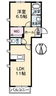 ボン・エール【2階】の間取り