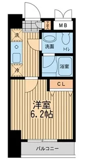 ライブコート大鳥居【1階】の間取り