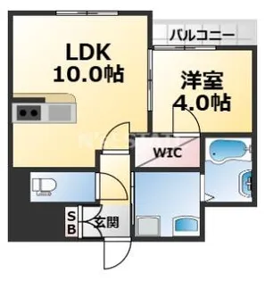 ヴォナールスワン【2階】の間取り