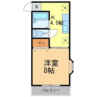 リッツハウス【2階】の間取り
