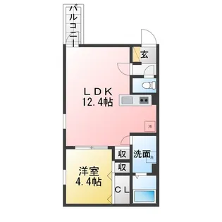 DEVELD西又兵ヱ【1階】の間取り