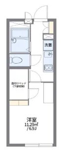 レオパレスシルバ コート【1階】の間取り