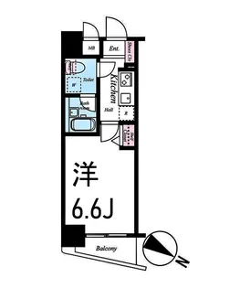 グリアス横浜・ウエストフォルム弐番館【5階】の間取り