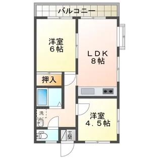 プチメゾン津山【3階】の間取り