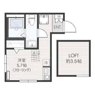 横浜山手アパートメント【2階】の間取り
