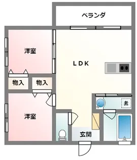 グラード安慶名【3階】の間取り