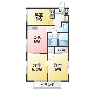 サニーハイム【2階】の間取り