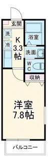 ラミアアルテ西大宮【2階】の間取り