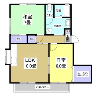 ハイツすみれ【2階】の間取り