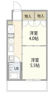 ヴェルドミール中延【4階】の間取り