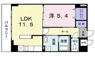 アウル三鷹【4階】の間取り