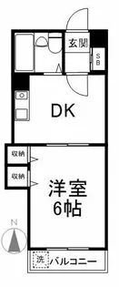 シーズマンション【2階】の間取り