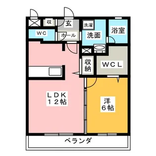 SAPHIR I【3階】の間取り