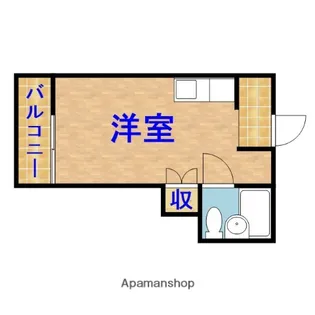 ファミール赤坂I【1階】の間取り