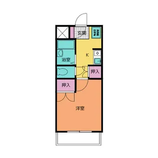 スターロード五月【1階】の間取り