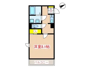 ヴィーナス25【1階】の間取り