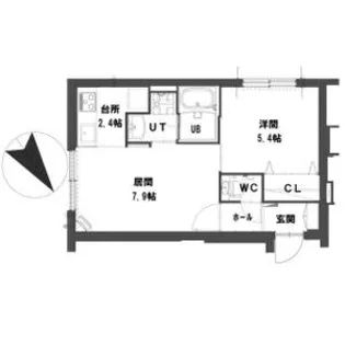 グランメール南郷通11【3階】の間取り