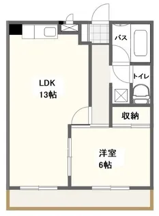 ランドパレス富久山【2階】の間取り