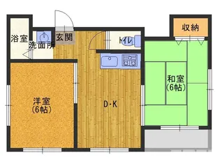 プチメゾンバーベナ【2階】の間取り