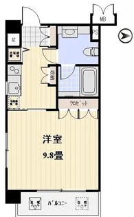 プロスペクト大森海岸【4階】の間取り