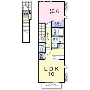 MERRYS YO【2階】の間取り