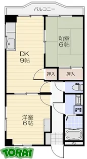 グレース松阪【6階】の間取り