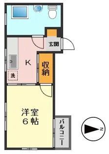 小岩テラス【2階】の間取り