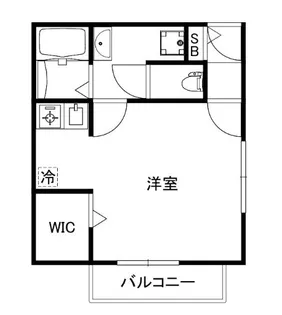 戸越B.I.G. RESIDENCE【2階】の間取り