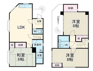 プレシス鶴間の間取り