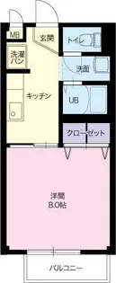 CORPOオリエンタル【1階】の間取り