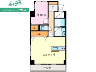 ParkResidence河崎【2階】の間取り