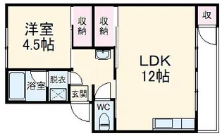 サン・リバティ【4階】の間取り