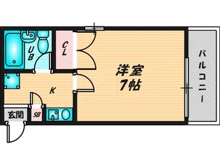 Lakia Maison高井田【2階】の間取り