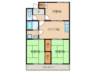 グランドハイツ豊田【4階】の間取り